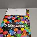Unique Bright Stars & Dots Birthday Gift Bag, 22" x 16", Multicolor Pack 4