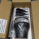 Ceiling Fans with Lights and Remote: 42 Inch Modern Ceiling Fan, Low Profile Flush Mount, Quiet Reversible DC Motor & 3CCT Dimmable LED for Bedroom Living Room Kitchen Indoor Outdoor (Black)