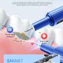 Ultrasonic Plaque Remover for Teeth with Smart Gum Protection - 42kHz Professional Tartar Remover, 10-Piece Kit (4 Heads + 6 Dentist Tools), LED Light, USB-C Rechargeable, IPX6 Waterproof for Home Use