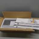 WOPITUES Floating Shelves with Black Metal Guardrail, Shelves for Wall Decor Set of 3, Wall Shelves for Bedroom, Bathroom, Kitchen, Living Room, Plants, Picture Frames, Art- Black (15.7 inch)