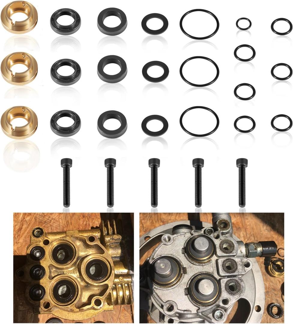 Upgraded Complete Pressure Washer Seal Kit Set - Replace for Briggs & Stratton Part Number 190595GS, 193807GS, 190711GS (Multi)