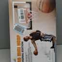 SKLZ Pro Mini Indoor Basketball Hoop with Ball, Over the Door, Shatter-Proof Backboard, Spring-Action Break-Away Steel Rim, Great for Home, Dorm Room, and Office