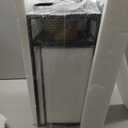 TRIROCKS Metal Candle Lantern 12'' High Decorative Outdoor Lantern Hanging Lantern with Tempered Glass for Christmas Home Decor Living Room Parties Events Tabletop Indoors Outdoors (Black Matte)