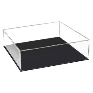 uxcell Acrylic Clear Display Case Box Dustproof Protection Showcase Cube Collectibles Show Box 11.8x9.8x3.9inch