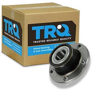 TRQ Rear Wheel Bearing & Hub Assembly with ABS Sensor Compatible with 2015-2018 Audi Q3 2008-2009 TT 2012-2019 Volkswagen Beetle 2009-2017 CC 2007-2016 Eos 2010-2015 Golf 2010-2014 GTI 2005-2018 Jett