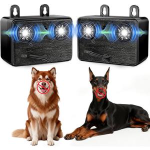 Anti Barking Device for Dogs,Bark Deterrent Device with 3 Frequency Modes & Flashlight, Dog Barking Deterrent Devices for Stopping Barking, Jumping & Bad Behavior, Indoor Outdoor Use