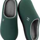 RockDove Men's Original Two-Tone Memory Foam Slipper, Size 7-8 US Men, Greyish Green