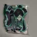 rabbitgoo Dog Harness No Pull with 2 Leash Clips, Adjustable Soft Padded, Reflective Oxford No Choke Pet Vest with Easy Control Handle for Large Dogs, Black & Turquoise