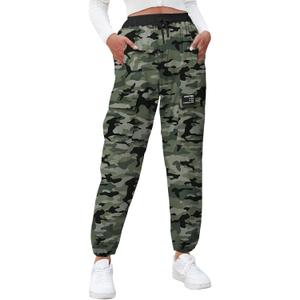 SANGTREE Hiking Pants Water Resistant Quick Dry Lightweight Golf Cargo Safari Joggers Pockets for Girls & Women (Medium)