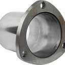 Universal Semi Direct Fit Exhaust Converter Pipe 3"OD 3-Bolt Flange Repair KitT304 Stainless Steel, exhaust flange repair,weld on exhaust flange