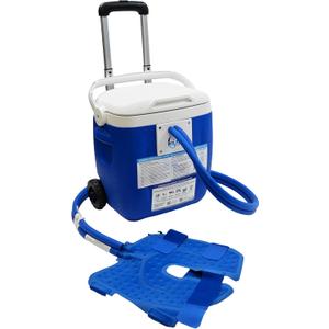 Polar Active Ice 3.0 Cold Therapy Ice Machine System with Programmable Timer, Knee and Joint Compression Pad, Lightweight 16 Quart Cooler, Quiet Pump, Strong Cryotherapy Pain Relief Treatment