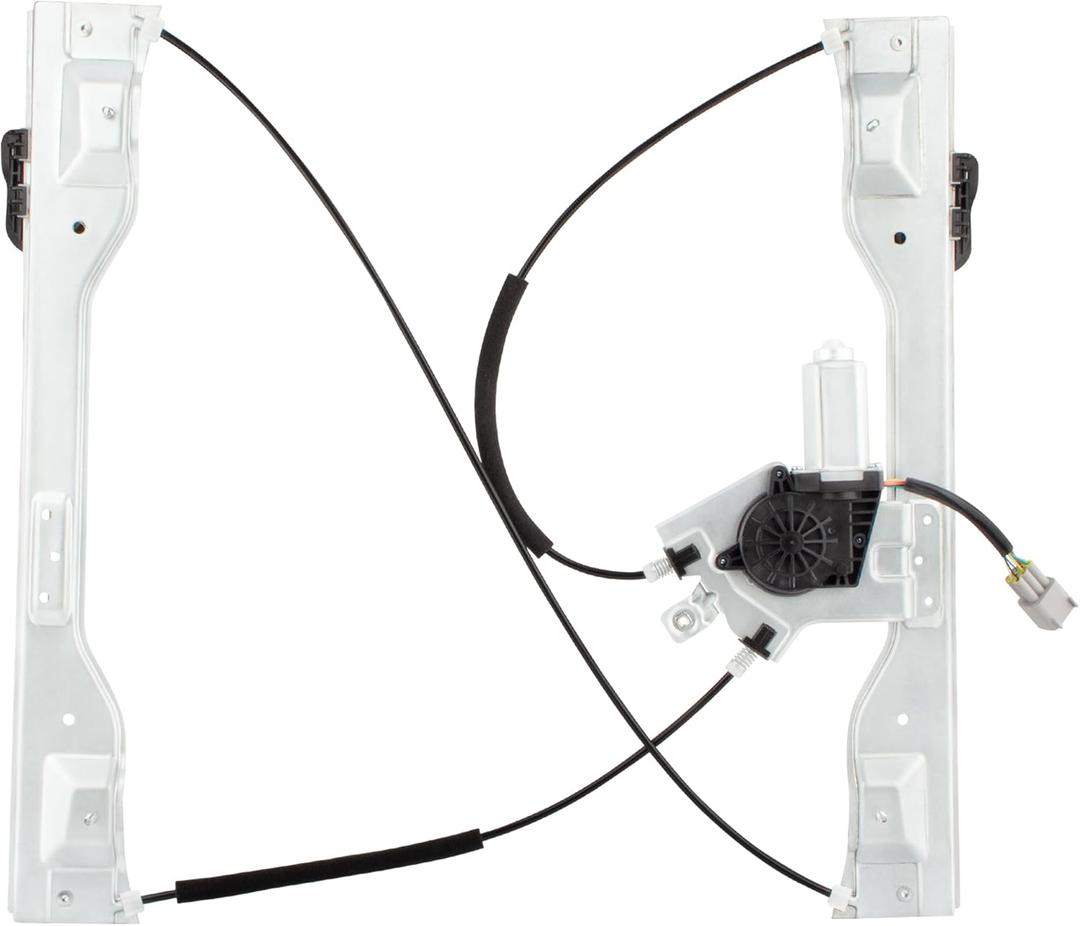 BOXI 751-007 Front Passenger Side Power Window Regulator with Motor for F-150/F-250 F-350 F-450 F-550 Super Duty/Lobo (Mexico) / Silvery /FL3Z1523200A