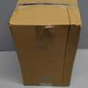 Deco 79 Metal Geometric Decorative Vase Geometric Dot Centerpiece Vase with White Accents, Flower Vase for Home Decoration 6" x 6" x 10", Gold