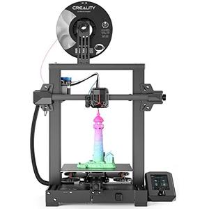 Official Creality Ender 3 V2 Neo 3D Printer with CR Touch Auto Leveling PC Spring Steel Platform Full-Metal Extruder 95% Pre-Installed 3D Printers Resume Print and Model Preview 8.66x8.66x9.84 inch