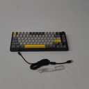 EPOMAKER Ajazz AK820 Pro 75% Wireless Mechanical Keyboard with TFT Smart Display&Knob, Gasket-Mounted Gaming Keyboard, Bluetooth/2.4GHz/USB-C Wired (Grey, Gift Switch)