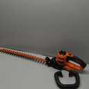BLACK+DECKER 22" Electric Hedge Trimmer, Lightweight 4.0 Amp Corded Dual Action Shrub Trimmer, Full Wraparound Handle, High Output Low Vibration (BEHT350FF)