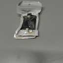 2 x Leather Keys Sleeve for Broken Car Key Loop Replacement - Cute Keychain Cover - Protector, Holder for Men & Women (Large-black03)