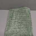 UGASA Velvet 26x26 Inch Soft Throw Pillow Cover Corduroy Striped Both Sides Solid Square Cushion Case Boho Farmhouse for Couch Bedroom Sofa Home, 1 Piece, Sage Green