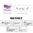 6 x 2026 Temporary Tattoos,62pcs independence Day Temporary Tattoos, Fourth of July merica Flag Red White &Blue Face Patriotic Tattoo Stickers,250th Anniversary Party in the USA Memorial