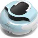 POOLPURE Cordless Robotic Pool Cleaner - Dual 30W Motors, 100Min Runtime, for Above & In-Ground Pools Up to 1000 Sq.Ft, Auto-Parking, Advanced Waterproof Technology (Blue)