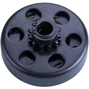 Carkio Go Kart Centrifugal Clutch 10 Teeth Inner Hole 20mm with 40/41/420 Chain Durable Centrifugal Clutch 3/4" Bore 3/16 Key Built in Compatible with Go-Kart Bike Engine - Black