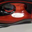 Omaiga 1500W Cordless Iron for Clothes, Wireless Steam Iron with Rapid Heating & Auto Shut Off, for Effective Wrinkle Removal (Red)
