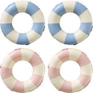 Pool Floats Swimming Rings for Kids, Age 5-10 Inflatable Swim Tubes Ring Toys with 11" Inner, Beach Inflatable Tubes Floaties Toys for Kids Adults