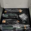 5 in 1 Blow Dryer Brush, Upgrade Hair Dryer Brush Set Negative Ion Air Styler Curling Wrap Air Curler, Hot Air Brush Curling Iron Hair Styling Tools As A Gift for Straight/Curl/Dry/Smooth (Gold)