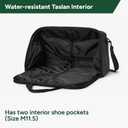 Halfday Convertible 2-in-1 Garment Duffel Weekender Bag 40L: Wrinkle-Free Travel (Hanging Suit Compartment, Shoe Pockets, Trolley Sleeve), Durable & Water-Resistant Carry-on, Shadow