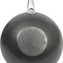 SUR LA TABLE Kitchen Essentials Quick Fire 13.5" Carbon Steel Flat Bottom Wok Durable Nonstick Stir Fry Pan