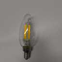 Brightever E12 Candelabra LED Light Bulbs 60W Equivalent, 2700K Soft White, 620Lumens 6W LED Chandelier Bulb, B11 Filament Clear Candle Light Bulbs Dimmable, Pack of 12 Small Base Bulbs
