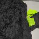 Halloween Girls Witch Dress Black Ruffled Dresses Set with Cape Glasses Gloves Stockings Pointed Hat for Kids (9-11 Years)