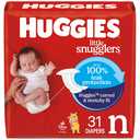 Huggies Size Newborn Diapers, Little Snugglers Baby Diapers, Size Newborn (up to 10 lbs), 31 Count