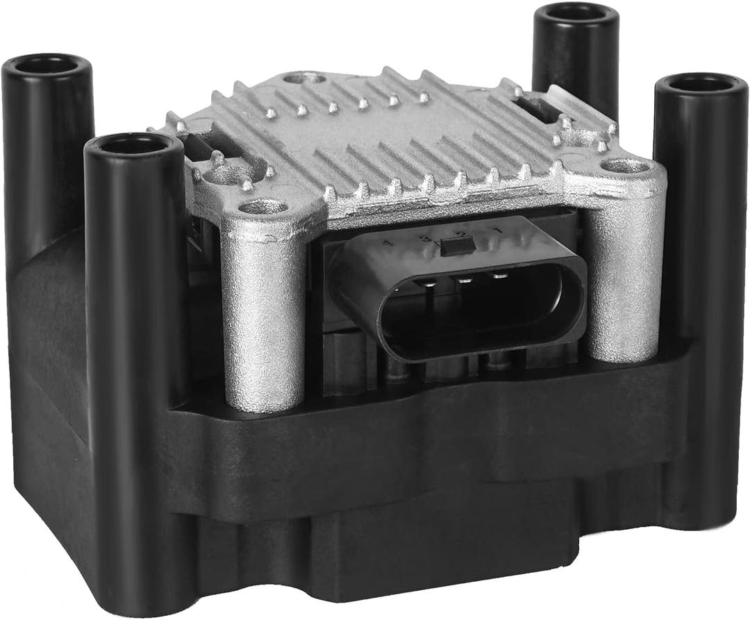 NPAUTO Ignition Coil Pack Compatible with 2.0 1998 1999 2000 2001 VW Beetle Golf, 1999 2000 2001 2011 2012 2013 2014 2015 Jetta S Base L4 2.0L Replacement for 032905106E C1319 UF277
