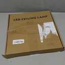 Flush Mount Ceiling Light with Night Light, 11in LED Ceiling Lights with Remote Control, 1800K Nightlights & 3000-6500K Dimmable Lamp Fixture, 24W 2400LM Low Profile for Bedroom, White