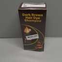 Dark Brown Hair Dye Shampoo 3 in 1Argan Herbal Hair Color Shampoo Covers Gray Hair for Women and Men (16.9 fl.oz Dark Brown)