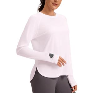 Women's Sun Shirts UPF 50+ Long Sleeve Uv Protection Shirts Lightweight Quick Dry SPF Clothing Outdoor Hiking Tops (Pink, XXL)
