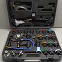 Mishimoto MMTL-CPT-28 Coolant Pressure Tester and Vacuum Refill Kit, 28-Piece Universal Fit, Black