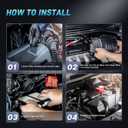 Engine Air Filter, CA12295 Compatible with Subaru Crosstrek 2018-2024, Forester/Ascent 2019-2024, Outback/Legacy 2020-2024, Impreza 2017-2024, WRX 2022-2024, Flexible Panel Air Filter