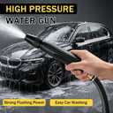 High Pressure Hose Nozzle, Adjustable Spray Patterns Home Car Wash Gun with Booster Nozzle for Watering Plants and Vegetables, and Car Washing (2PCS)