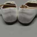 Girl's Ballet Flats Non-Slip Soft Mary Jane Walking Party Dress Shoes for Toddler/Little Kid/Big Kid, Size 11, White
