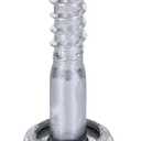 Sammys 8021957-25 1/4 x 2'' Horizontal Rod Anchor Super Screw with 3/8 in. Threaded Rod Fitting, for Wood (Pkg.=25) , Zinc