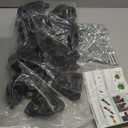 18PCS Climbing Holds for Kids,Large Climbing Holds for Play Set, Rock Wall Climbing Kit with Hardware for Indoor and Outdoor Climbing, Swingset - Adult Rock Wall Holds with Mounting Hardware (Black)