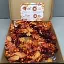 24" Fall Wreath for Front Door - Artificial Autumn Wreath with Realistic Maple Leaves & Berry Accents - Indoor/Outdoor Thanksgiving Decor for Wall, Window or Door