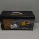 Remote Control Bulldozer RC 1/16 Full Functional Construction Vehicle, 9 Channel Dozer Front Loader Toy with Light and Sound for Kids Age 3,4,5,6 6, 7, 8, 9, 10 and Up Years Old