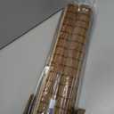 LazBlinds Cordless Blackout Bamboo Roman Shades, 36x64, Penang Teak