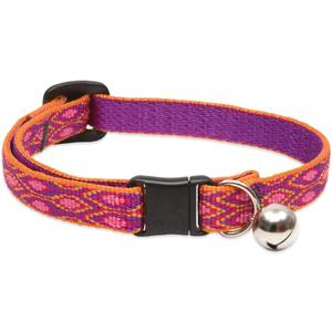 LupinePet Originals 1/2" Alpen Glow Cat Safety Collar with Bell , 8-12"