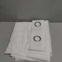 jinchan Linen White Curtain for Living Room Divider Extra Wide 100 Inch Light Filtering Semi Sheer Grommet Patio Curtain for Sliding Door Coastal Decor Sunroom Floor to Ceiling Window Panel 100"x84"