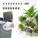 Automatic Drip Irrigation Kit, Solar & USB Rechargeable Auto Plant Watering System with Programmable Timer, Anti-Siphon Valve, DIY Irrigation System for up to 15 Outdoor/Indoor Potted Plants