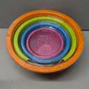 Confetti Nesting Mixing Bowls Set - 4-Piece Colorful Kitchen Bowls (18oz, 1.25QT, 2.5QT, 4QT) - BPA-Free, Dishwasher Safe, Space-Saving Design Vibrant Color